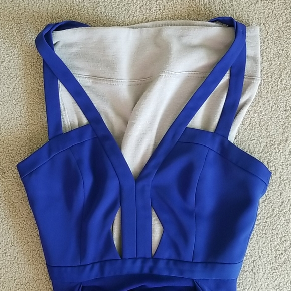 BCBGMaxAzria Royal Blue Evening Dress - Picture 3 of 9